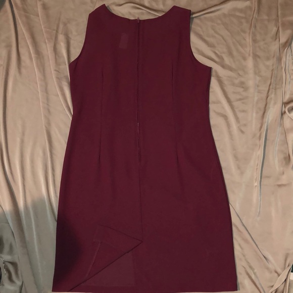 Vintage Carina Fashion Burgundy Dress - Picture 2 of 7